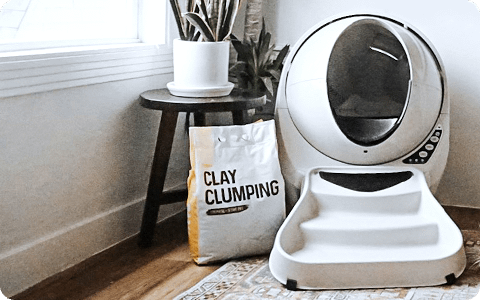 Litter-Robot 3 automatic litter box uses less litter