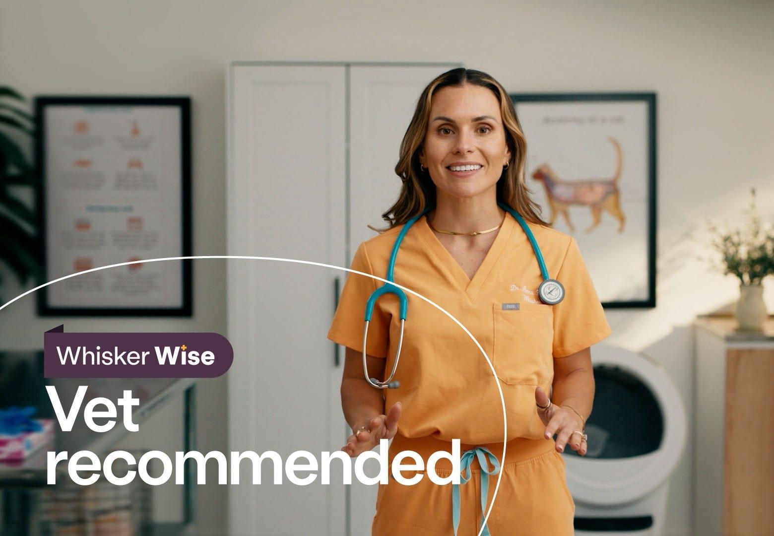 Dr. Anna Foster with Litter-Robot