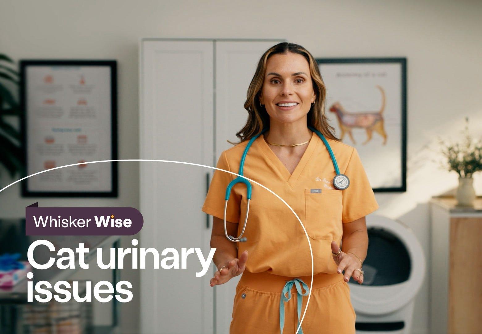 Dr. Anna Foster standing near Litter-Robot
