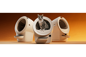 long-haired cat with new Litter-Robot lineup 