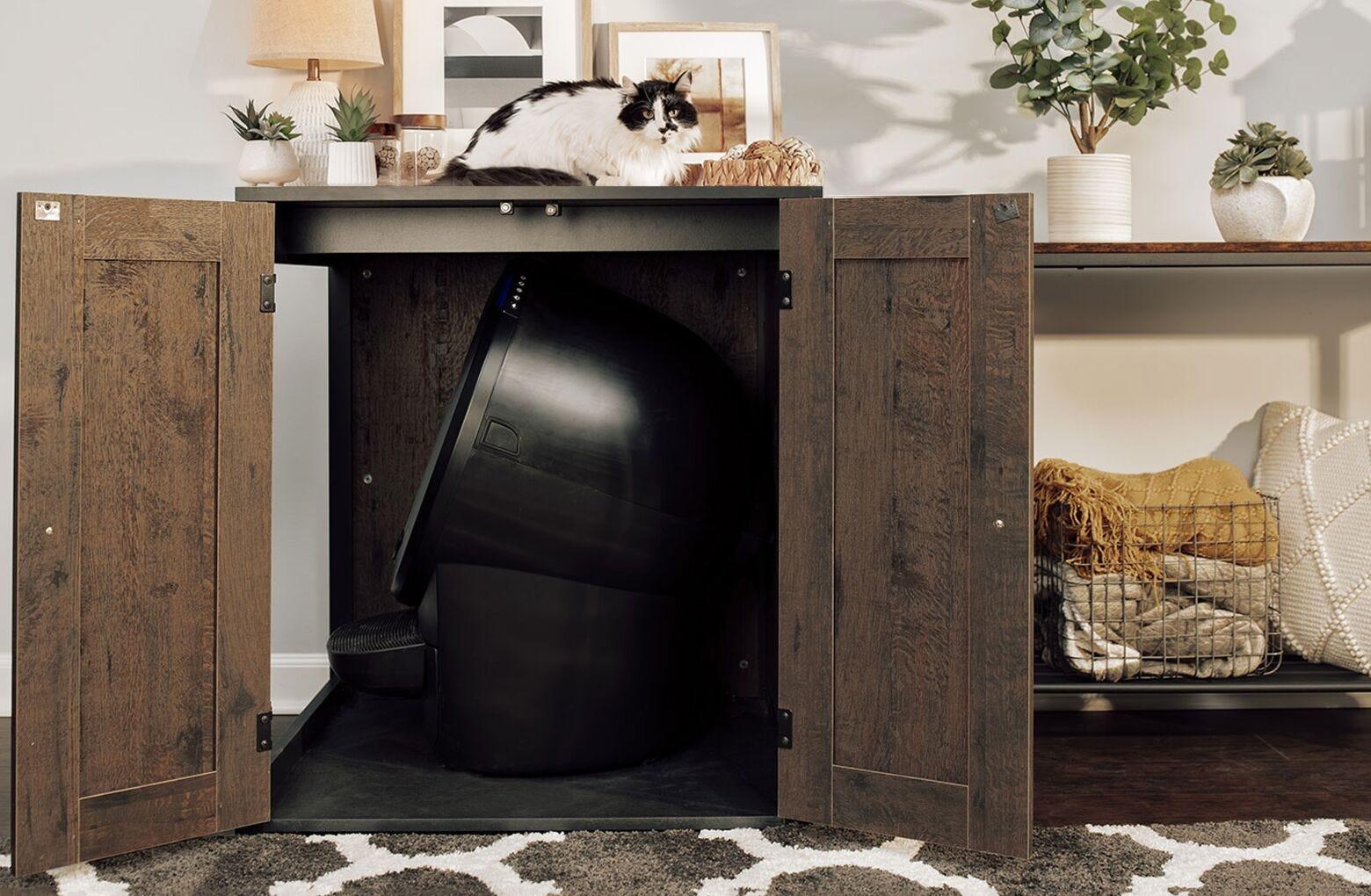 Cat litter hutch cheap