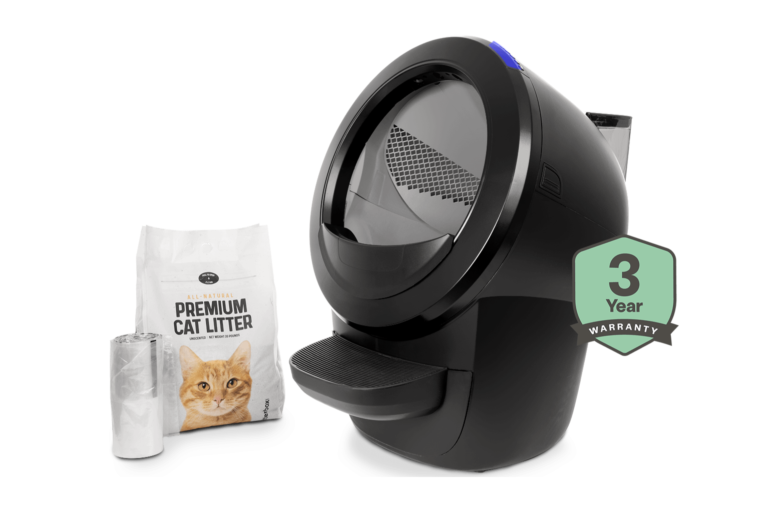 Litter Robot 4 LitterHopper Bundle Auto Clean Refills