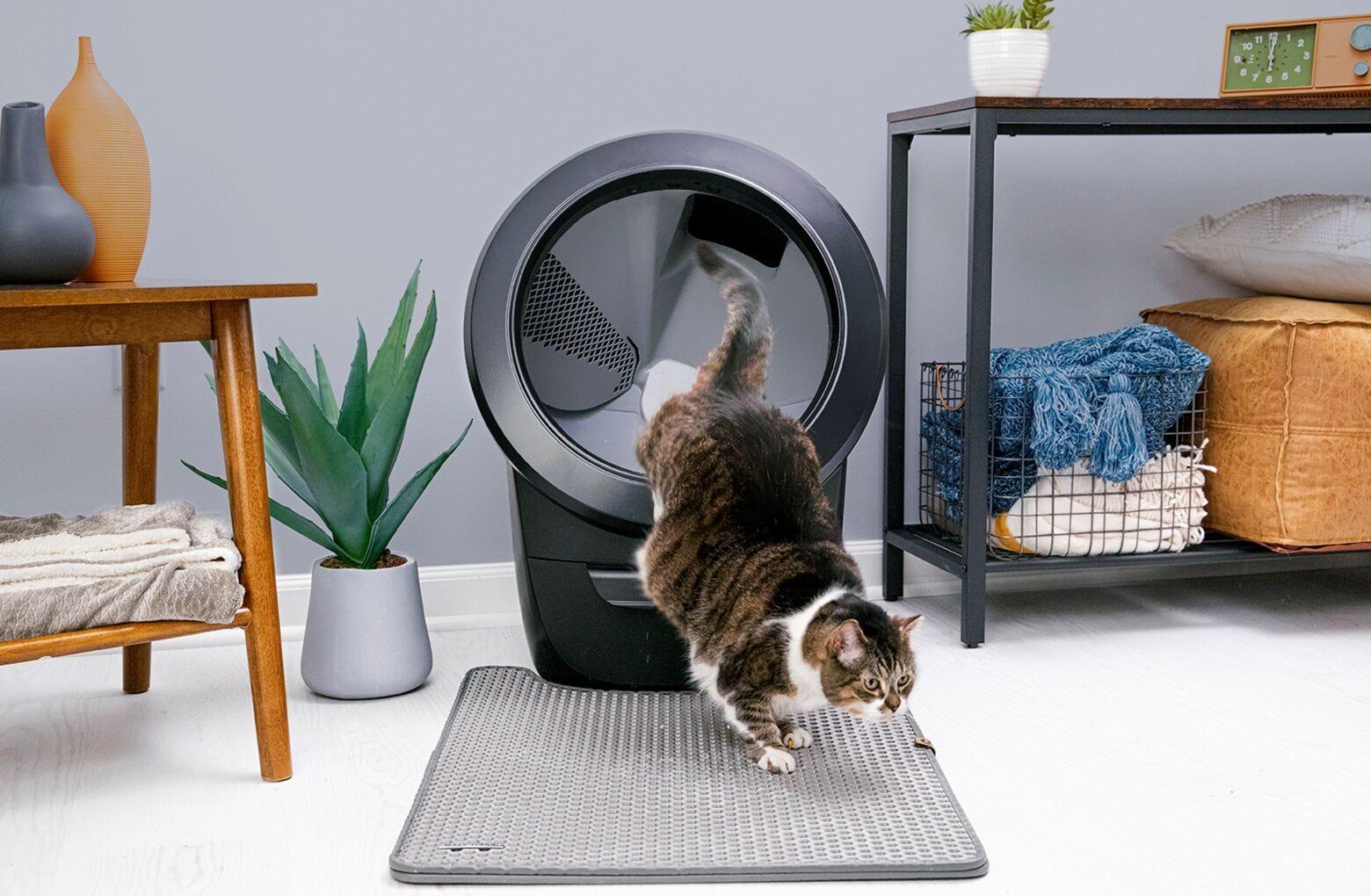 Litterbox Litter Trap Mat Black