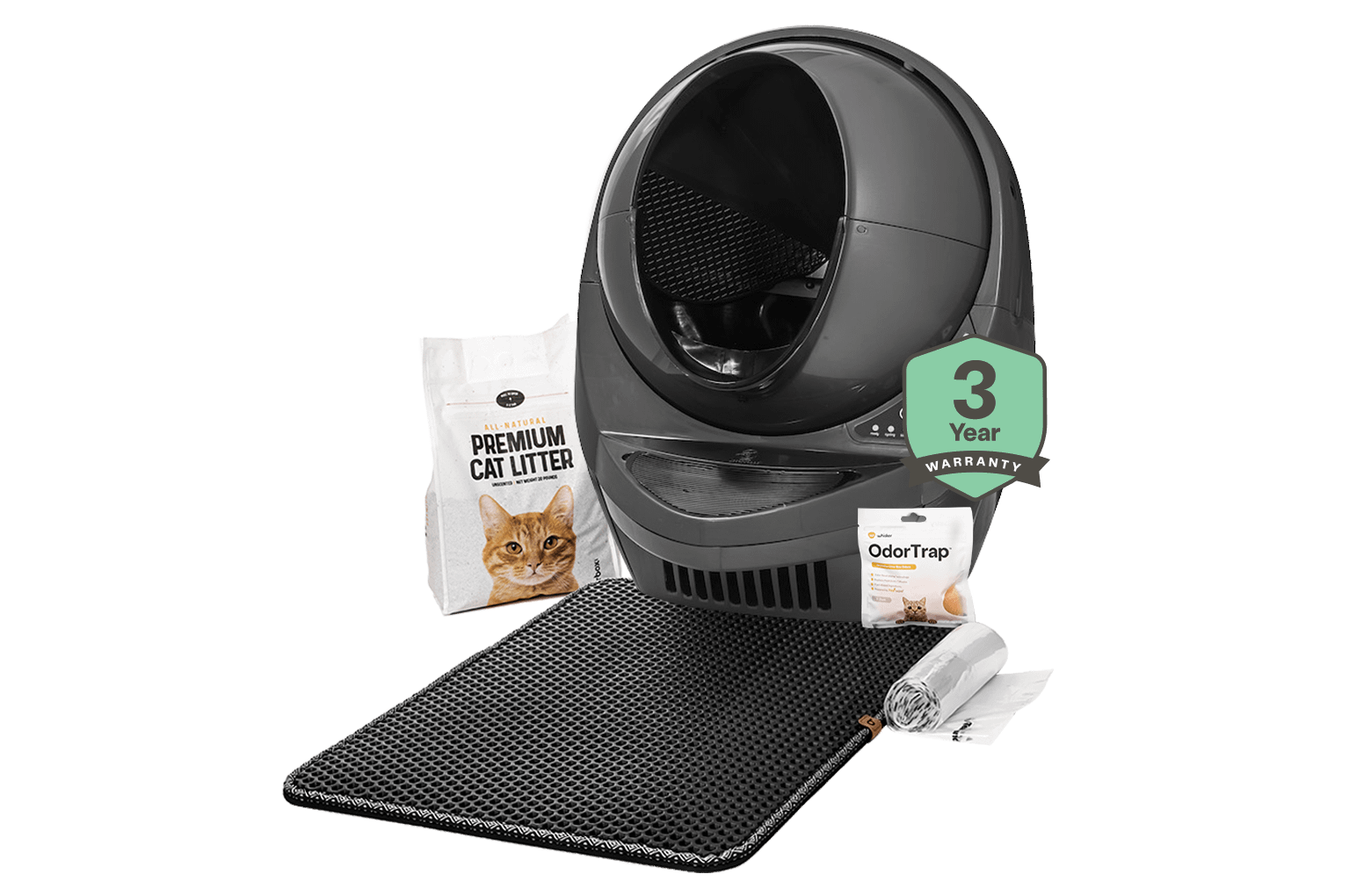 Litter Robot 3 Connect Starter Bundle Litter Box Accessories