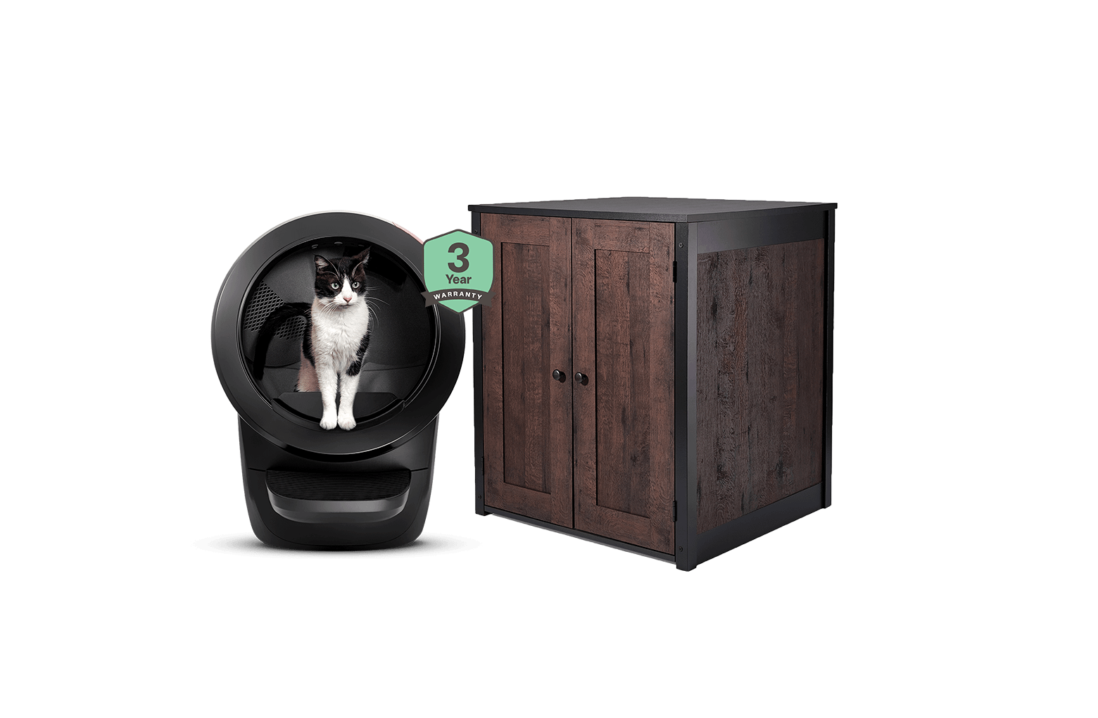 Litter Robot 4 Storage Cabinet Bundle Litter Box Furniture