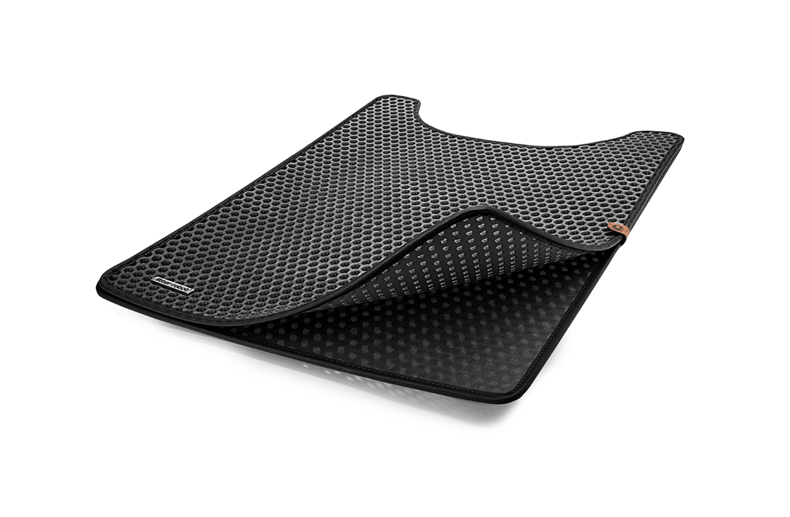 Litter tracking mat top