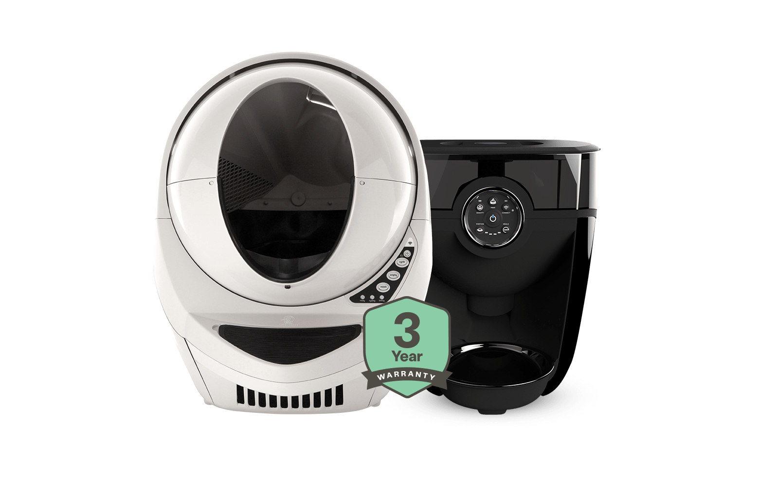Litter Robot 3 Connect Feeder Robot Connected Home Bundle