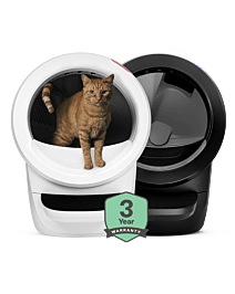 Litter-Robot 4 Double Bundle - white and black