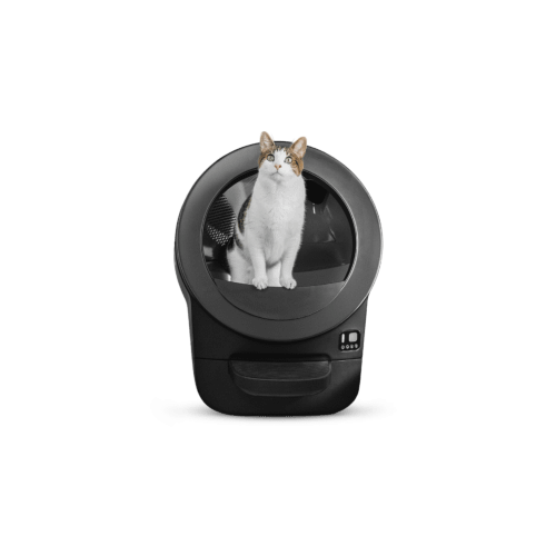 Litter-Robot.com Litter-Robot EVO in black - tabby cat