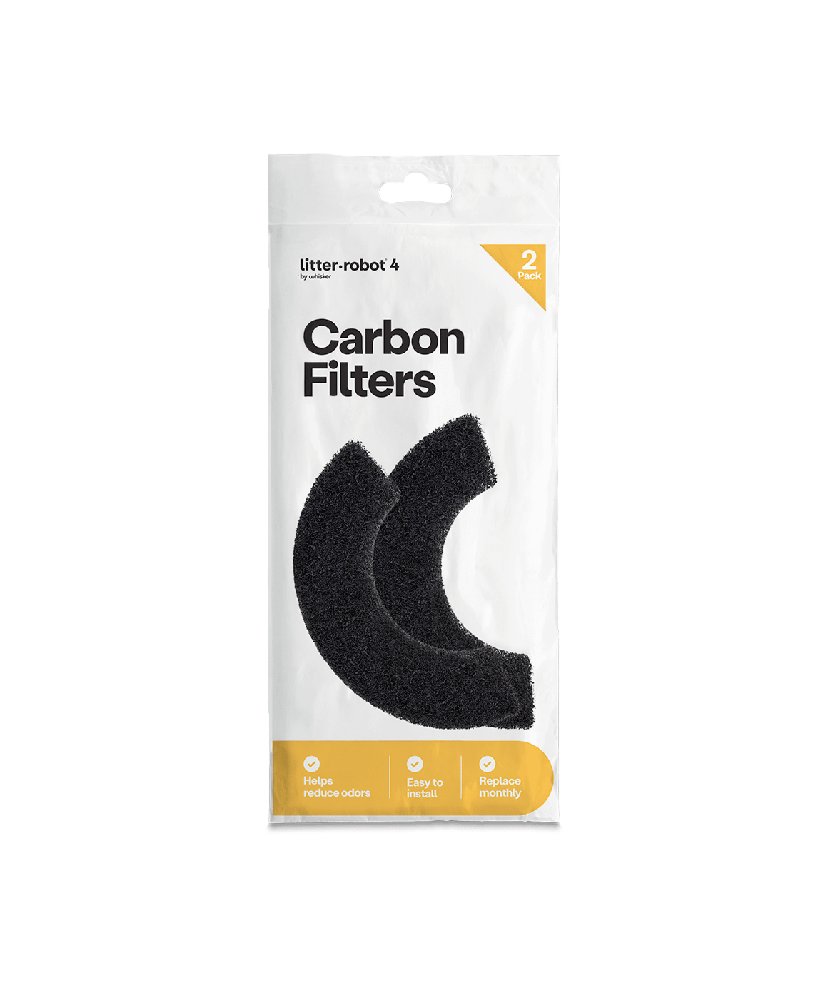 Whisker.com Litter-Robot Carbon Filter 2-pack