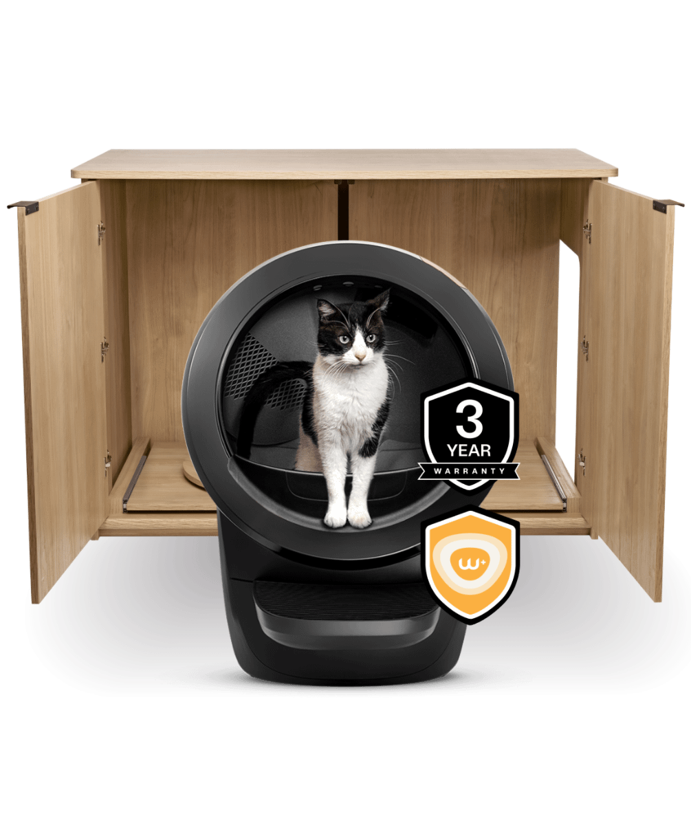 WCOM Litter-Robot 4 Credenza Bundle