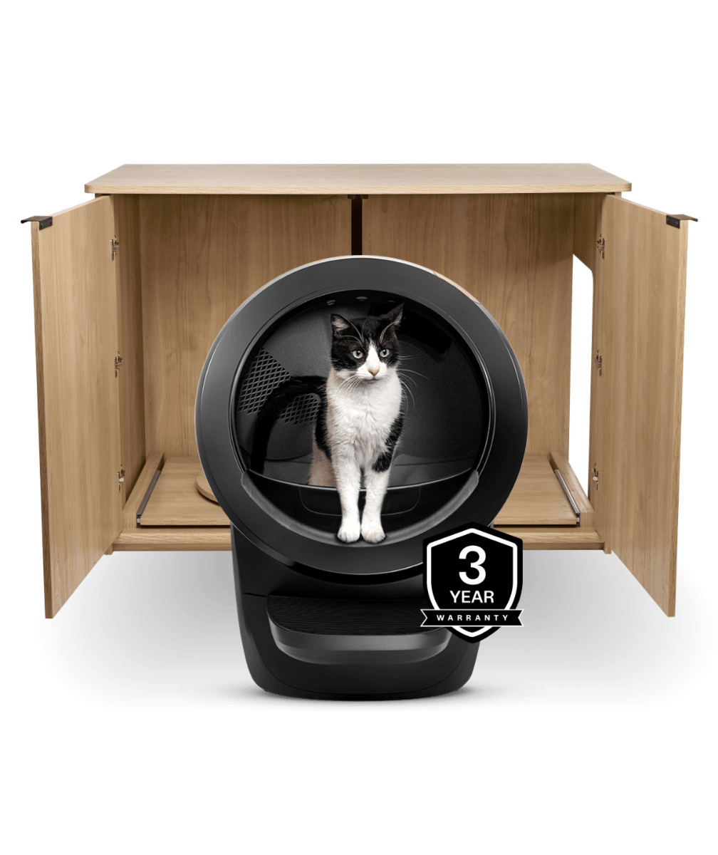 WCOM Litter-Robot 4 Credenza Bundle