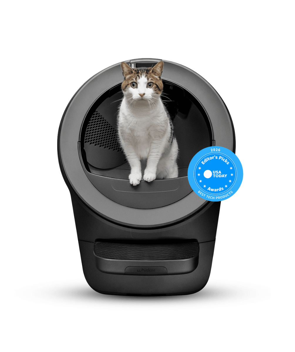WCOM cat using Litter-Robot 5 self-cleaning litter box USA Today 2026 Editor's Pick Best Tech Products