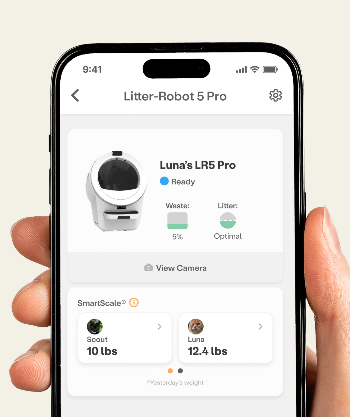 Whisker.com Litter-Robot 5 Whisker app