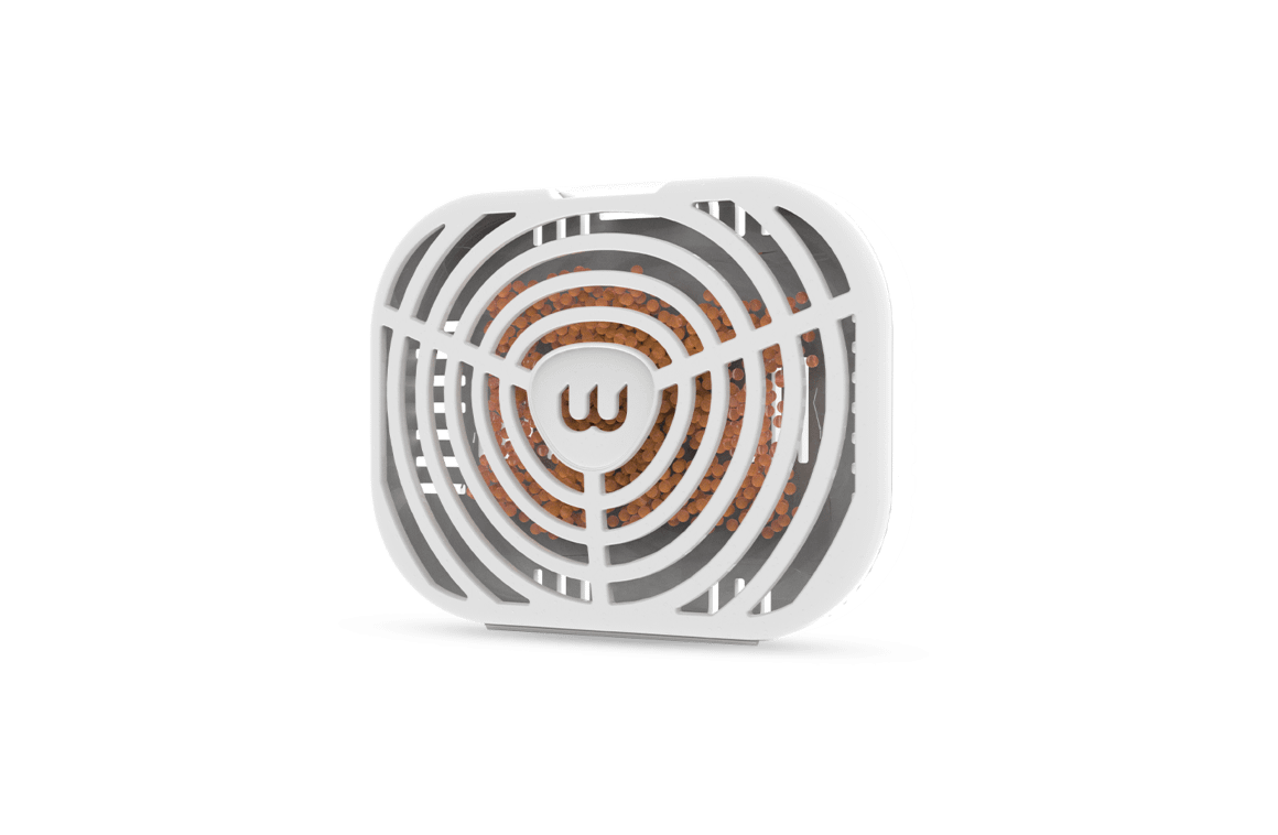 Odortrap pod with an Odortrap pack inside