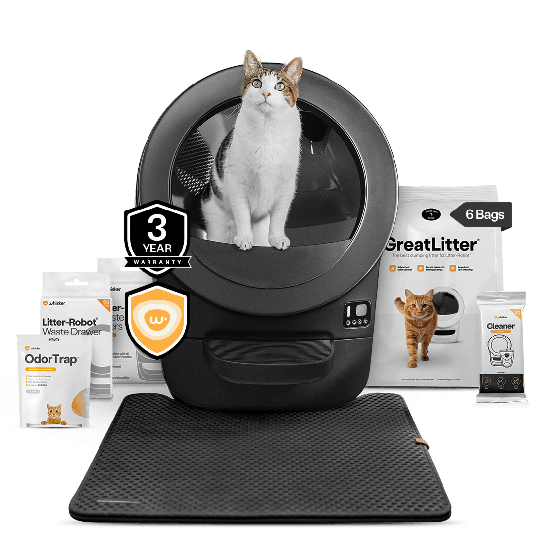 WCOM Litter-Robot EVO Fully Stocked Bundle