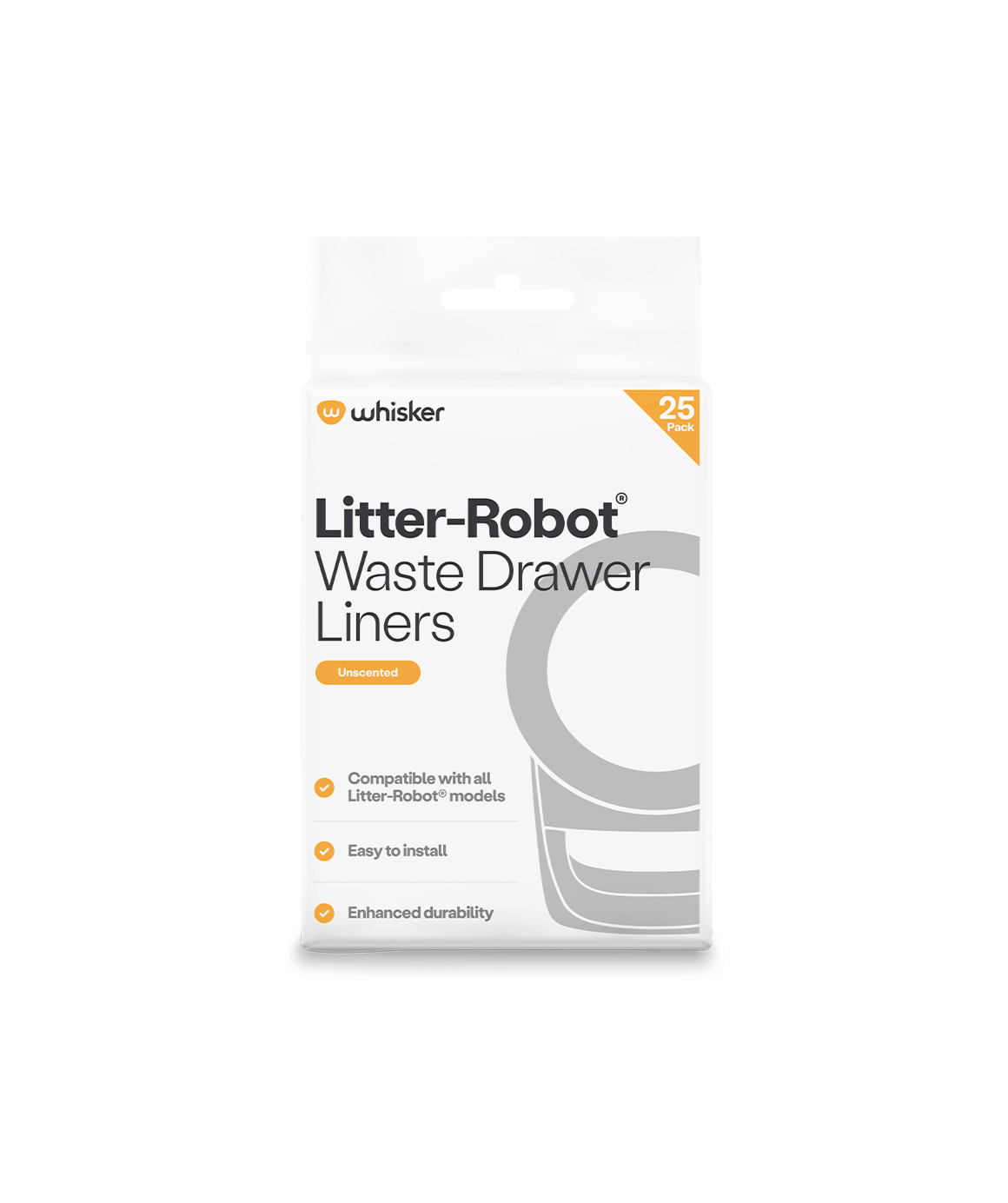 Whisker.com Litter-Robot Waste Drawer Liners 25-pack