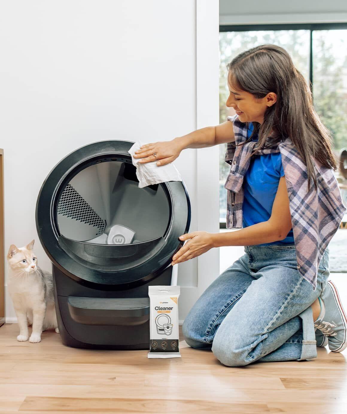 Fresh Look at Cleaner Wipes By Whisker Pet Safe Litter Box Wipes