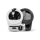 Litter-Robot 5 Double Bundle white and black automatic litter box