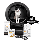 Black and White cat in an Litter-Robot 4-Reconditioned Bundle