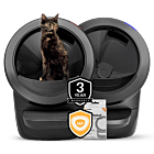 Double Litter-Robot 4 self cleaning litter box Black bundle