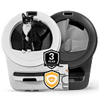 Litter-Robot 5 Double Bundle white and black automatic litter box