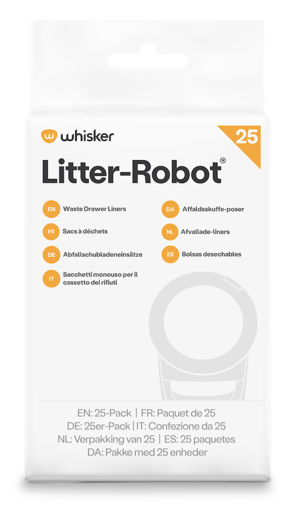 new international Litter-Robot waste drawer liner 25-pack
