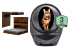 Litter-Robot 3 Connect and cat shelf