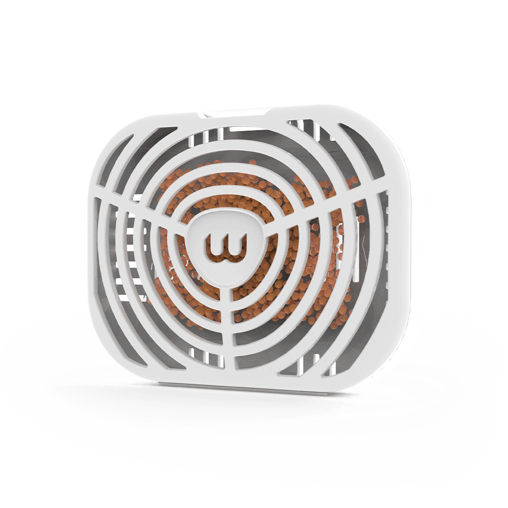 Odor control pods for litter shop