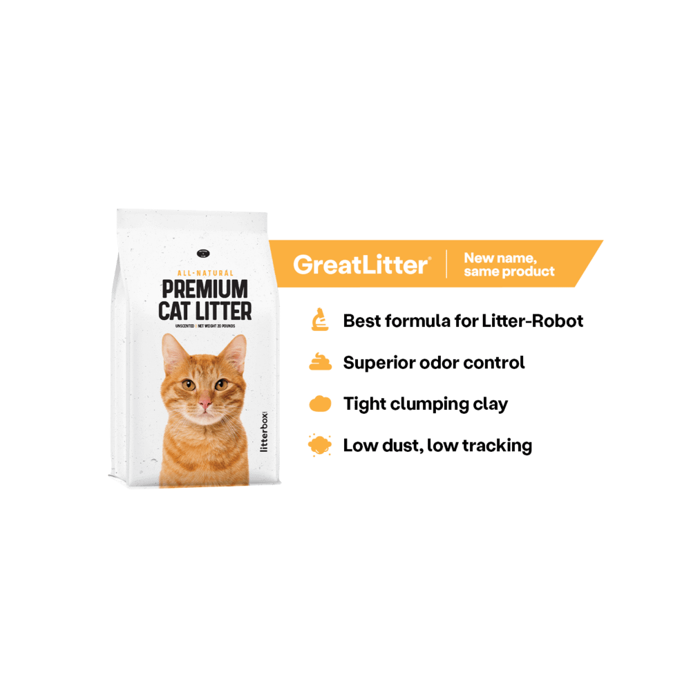 GreatLitter Low Dust Natural Clay Clumping Litter Litterbox