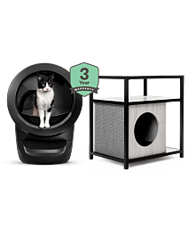 Litter-Robot 4 with cat side table