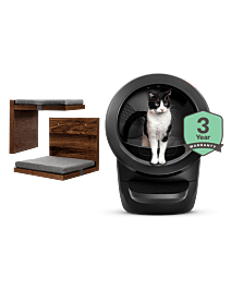 Litter-Robot 4 with cat shelf