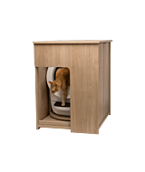 WCOM Litter-Robot Cabinet cat exiting thumbnail