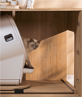 WCOM Litter-Robot 5 Pro Credenza Bundle stylish litter box furniture thumbnail