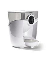 Glass Bowl on white Feeder-Robot automatic pet feeder thumbnail