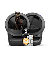 Double Litter-Robot 4 self cleaning litter box Black bundle thumbnail