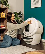 Placing the shield on Litter-Robot 4 thumbnail