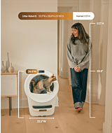 human height comparison to Litter-Robot 5 height thumbnail