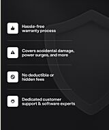 What WhiskerCare Warranty includes: Hassle-free warranty process, covers accidental damage, power surges, and more, no deductible or hidden fees, dedicated customer support & software experts thumbnail