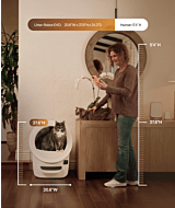 human height comparison to Litter-Robot EVO height thumbnail