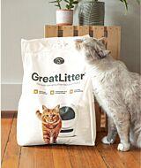 WCOM cat litter bag and white cat thumbnail