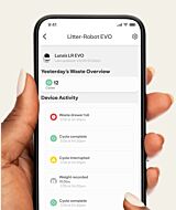 Litter-Robot EVO inside the Whisker App thumbnail