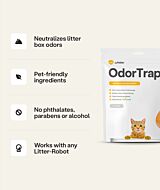 OdorTrap litter box odor eliminator benefits: neutralizes litter box odors, pet-friendly ingredients, no phthalates, parabens or alcohol, works with any Litter-Robot thumbnail