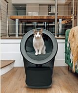 Litter-Robot 5 Ramp in black attached to Litter-Robot 5 automatic litter box thumbnail