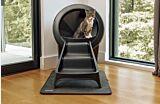 tabby cat using Litter-Robot 4 with ramp Thumbnail