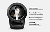 Litter-Robot 4 la litière autonettoyante qui filtre les déchets après chaque utilisation, controle les odeurs grace aux déchets qui tombent dans un tiroir fermé, vous offre des données intelligentes en temps réel, et est adapté à plusieurs chats, jusqu'à  Thumbnail