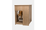 LRC Litter-Robot Cabinet cat exiting Thumbnail