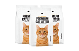 Three 20 pound bags of premium cat litter Thumbnail