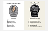 English - differences between Litter-Robot 3 Connect and Litter-Robot 4 showing Litter-Robot 4 is the highest-rated self-cleaning litter box and features many improvements like enhanced odor control, waste drawer capacity and more. Thumbnail