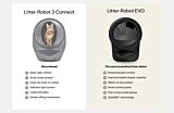differences between Litter-Robot 3 Connect and Litter-Robot EVO showing Litter-Robot EVO is a similar model in terms of price point but features many improvements like enhanced odor control, waste drawer capacity and more. Thumbnail